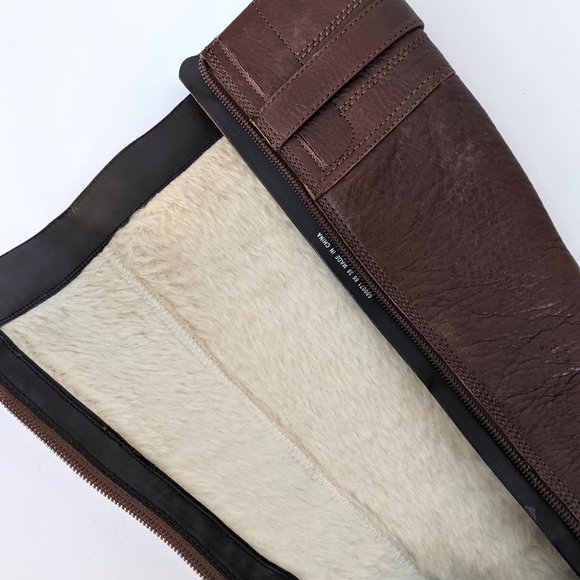 Ecco Hancock Leather Zip Up Winter Boots - Picture 10 of 11